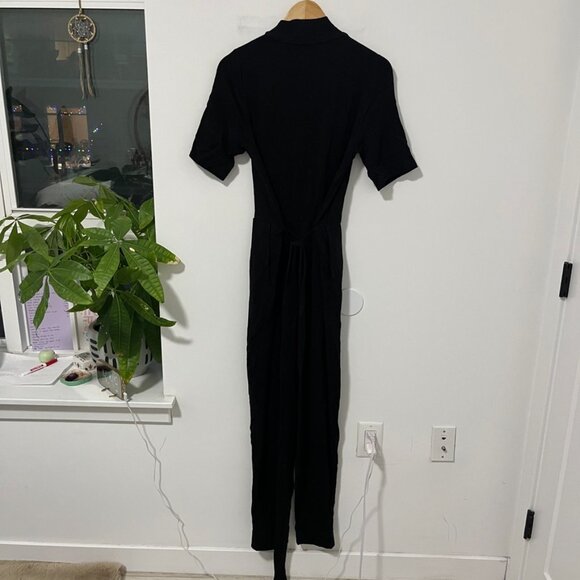 Hatch Black Short Sleeve Maternity Jumpsuit Size 1 - Picture 7 of 7